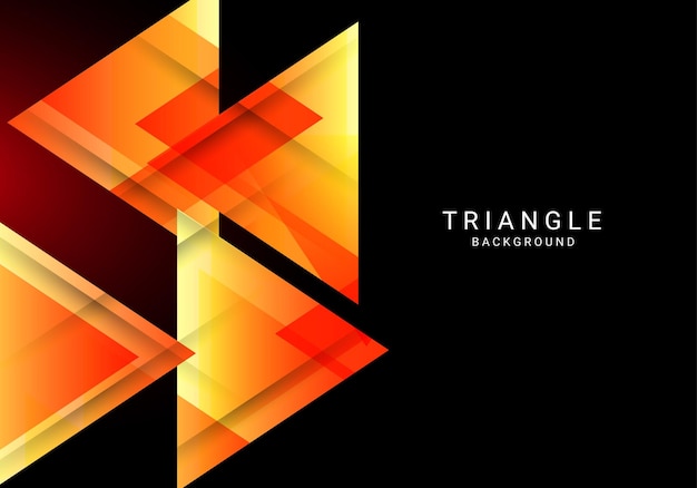 Patrón triangular abstracto con un fondo de diseño dinámico y colorido
