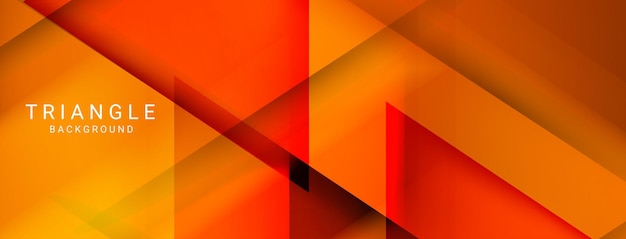 Patrón triangular abstracto con un fondo de diseño dinámico y colorido