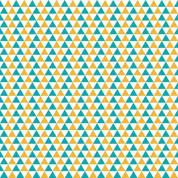 Patrón triangular con verde y amarillo en fondo blanco fondo triangular geométrico