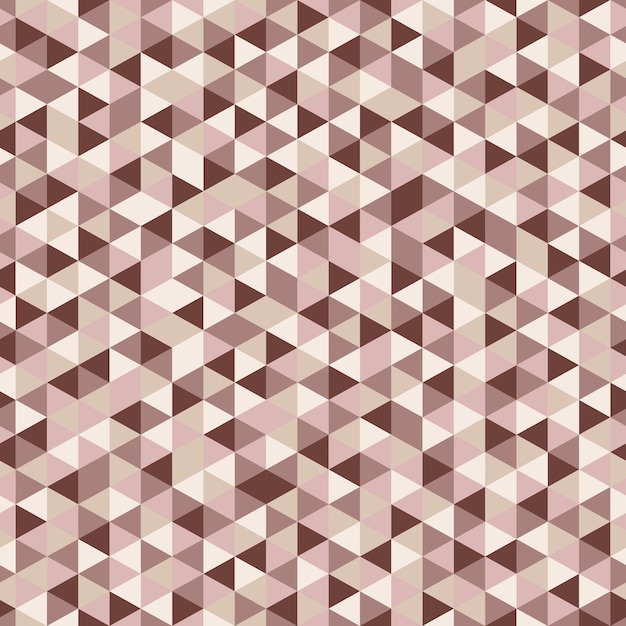Patrón de triángulo sin costura abstracto Textura de mosaico sin fin geométrico beige