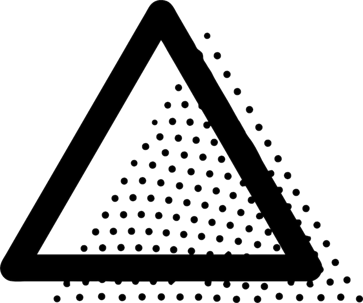 Vector patrón de triángulo geométrico abstracto