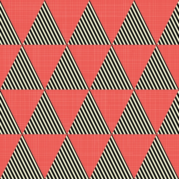 Patrón de triángulo en textil, fondo geométrico abstracto. Ilustración de estilo creativo y de lujo.