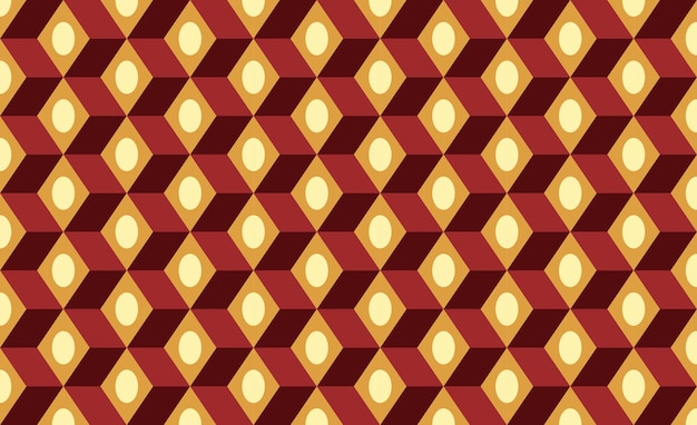el patrón de los triángulos con un diamante amarillo en el fondo ilustración de arte vectorial