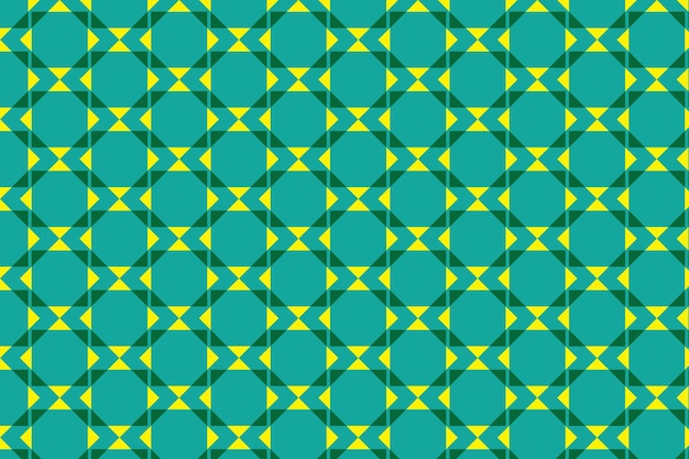 un patrón de triángulos que son azules y amarillos