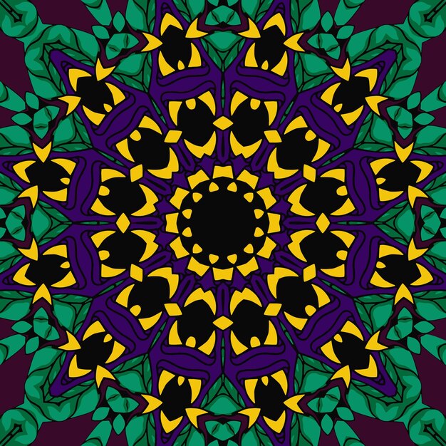 Patrón tribal étnico colorido festivo abstracto del vector del grunge