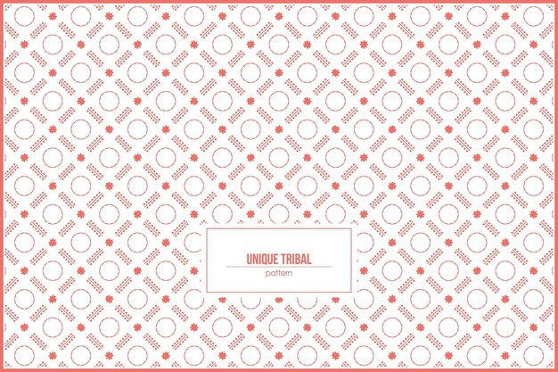 patrón tribal único con colores dominantes de color rosa pastel vintage