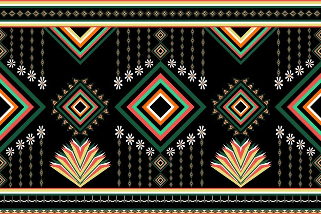 El patrón de la tribu Navajo de color vintage sin costuras