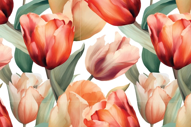 patrón tulipanes color pastel 4