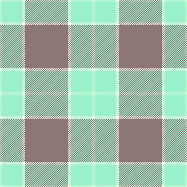 Patrón de urdimbre textil tartan tela hispánica comprobación vectorial textura vertical fondo a cuadros sin costuras en colores menta y pastel