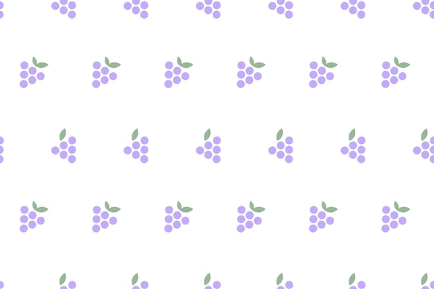 Patrón de uva sin costuras racimos de uvas con hojas aislados sobre un fondo transparente para bebé