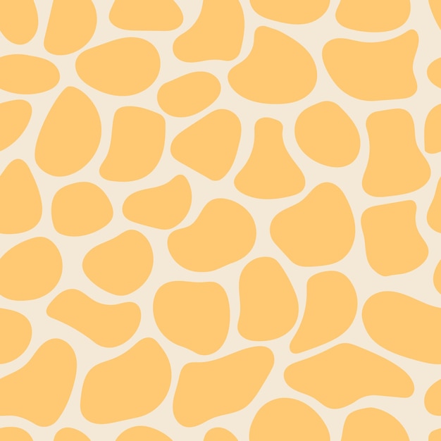 Patrón de vector abstracto de manchas amarillas
