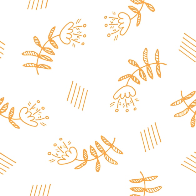 Vector patrón de vector abstracto minimalista en forma de colores divertidos naranja-oro sobre un fondo blanco. ideal para uso universal por los amantes del lujo simple.