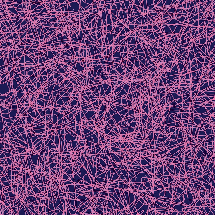 Vector patrón de vector dibujado a mano garabato