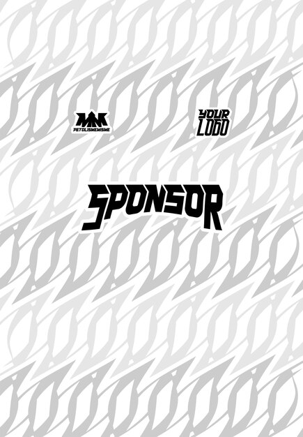 patrón vector diseño de camiseta de fútbol para sublimación beackground