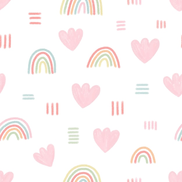 Patrón de vector escandinavo pastel suave Imprimir con textura para niños textiles decoración tarjetas de cubierta