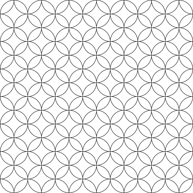 Patrón de vector estrella transparente círculo geométrico. Textura abstracta para textil.
