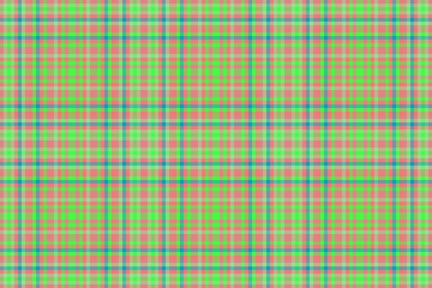Patrón vector fondo Textil tela sin costuras Textura a cuadros tartán cheque