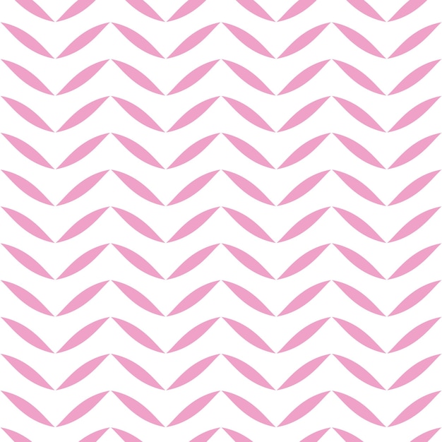 Patrón de vector geométrico de impresión de chevron en zigzag rosa y blanco