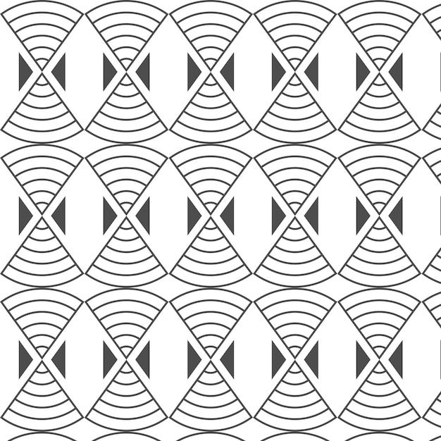 Patrón de vector gráfico mínimo de azulejo negro, gris geométrico sin costuras abstracto. vector de línea simple.