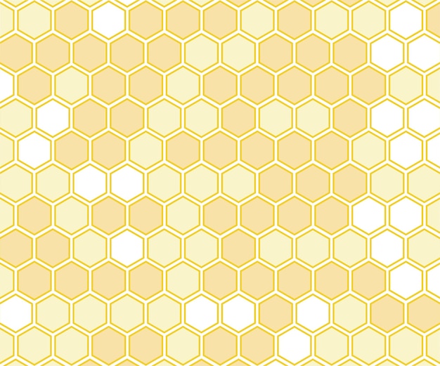Patrón de Vector hexagonal de panal