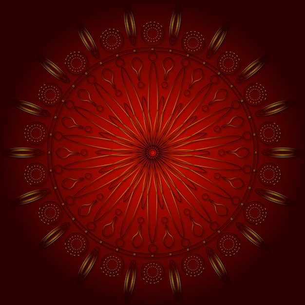 Patrón de vector libre con fondo rojo oscuro