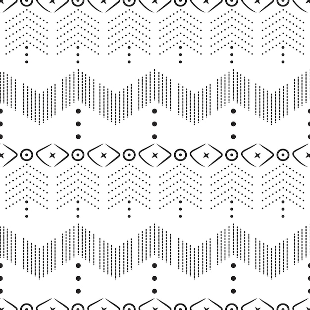 patrón de vector punteado ornamental decorativo textil