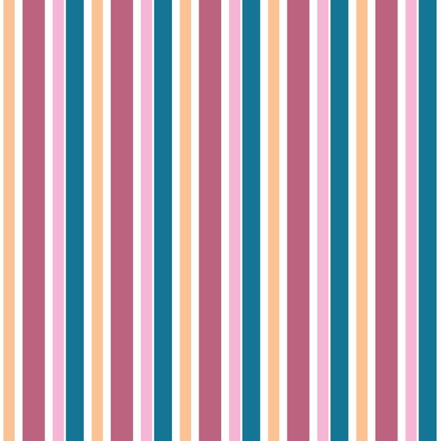 Patrón de vector de rayas verticales multicolor