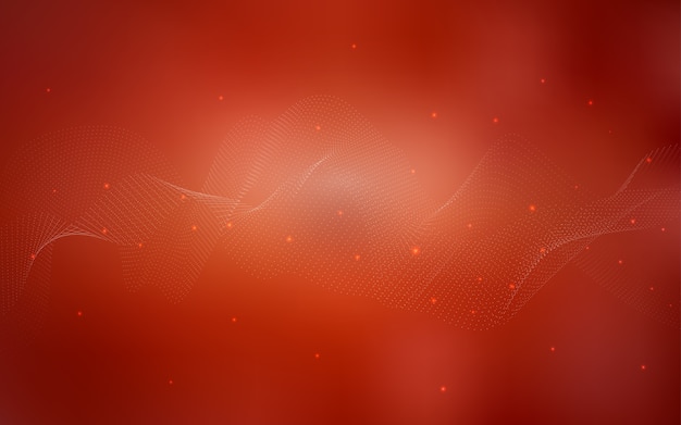 Patrón de vector rojo oscuro con esferas