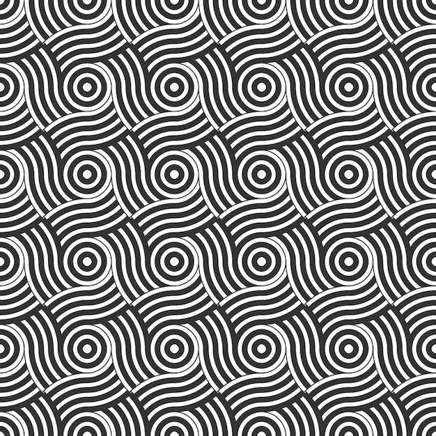 Patrón de vector transparente abstracto en estilo zentangle para diseño de textura y diseño de textiles y embalaje para colorear