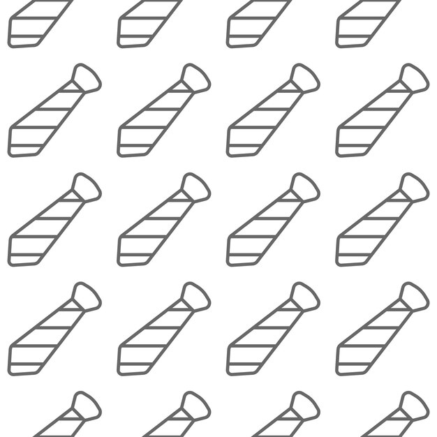 patrón de vector transparente de corbata