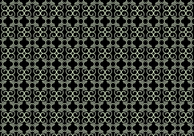 Patrón de vector transparente en estilo geométrico ornamental vector free
