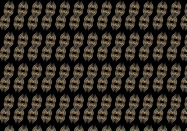 Patrón de vector transparente en estilo geométrico ornamental vector free