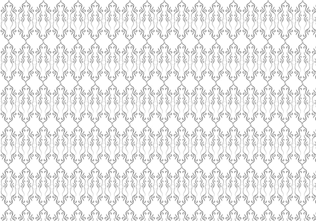 Patrón de vector transparente en estilo geométrico ornamental vector free