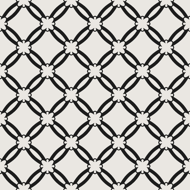Patrón de vector transparente geométrico esencial Patrón de repetición útil de geometría neutra para embalaje