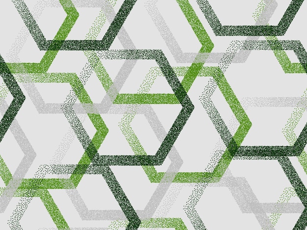 Patrón de vector transparente geométrico hexagonal perforado gradiente d