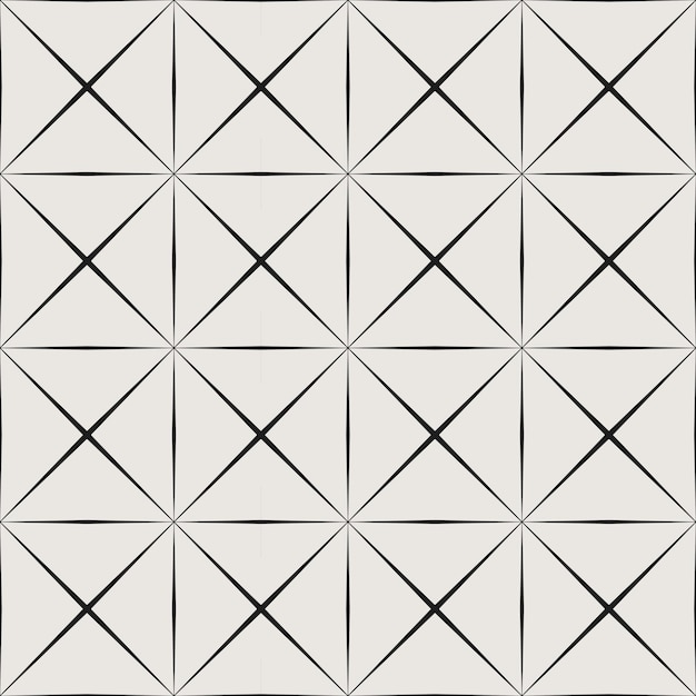 Patrón de vector transparente geométrico monocromático esencial Patrón de repetición multiuso de geometría neutra