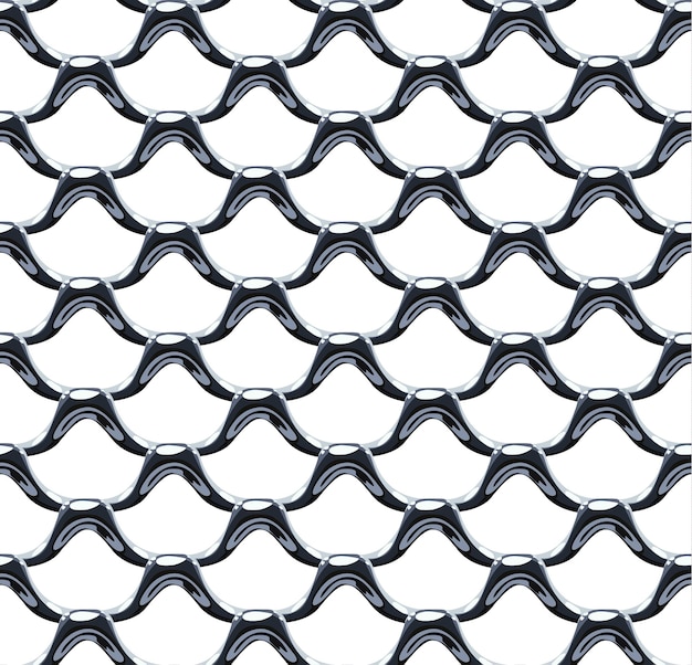 Patrón de vector transparente de malla de acero, fondo de vector