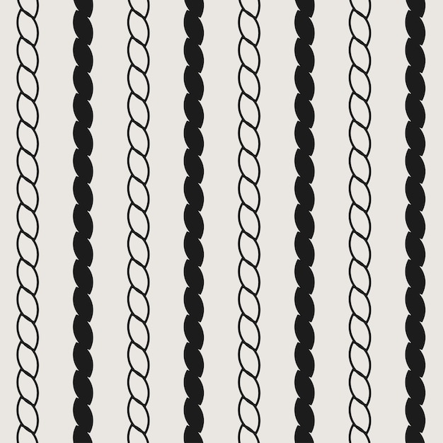 Patrón de vector transparente monocromo esencial Patrón de repetición multiuso de geometría neutra