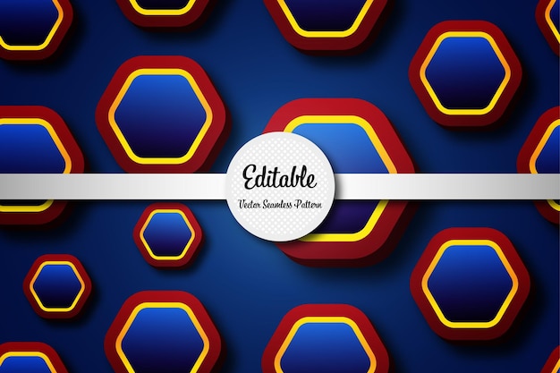 patrón de vector transparente de tableta editable con estilo moderno