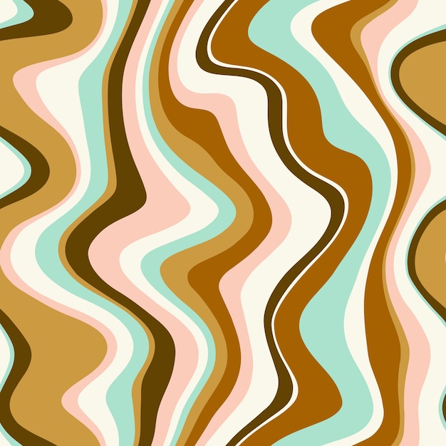 Patrón de vector transparente con tejidos psicodélicos maravillosos.