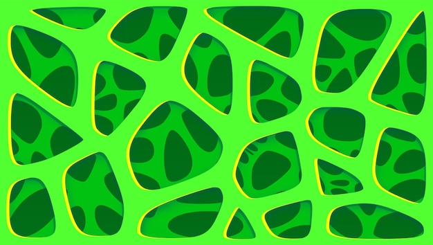 Patrón de vector verde de fondo abstracto de textura de cactus