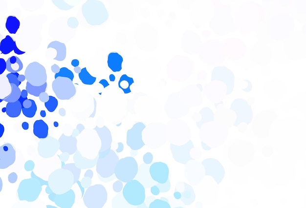 Patrón vectorial azul claro amarillo con esferas