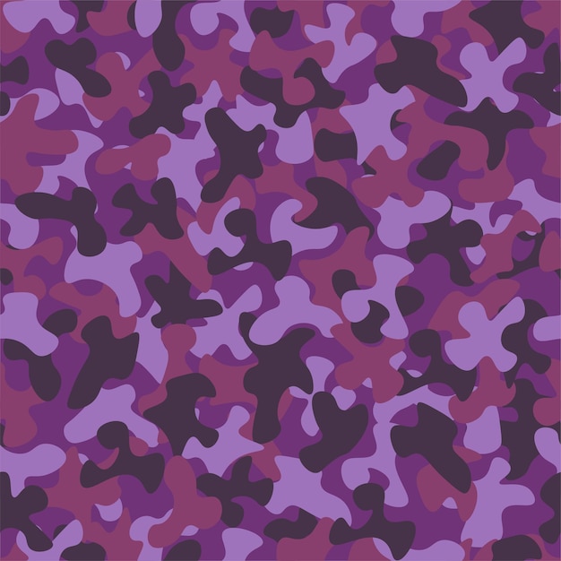 Patrón vectorial de camuflaje abstracto con manchas