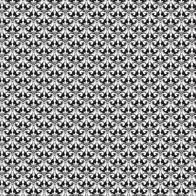 patrón vectorial clásico oriental fondo abstracto en blanco y negro sin costuras con elementos repetidos vector de estilo cuadrado