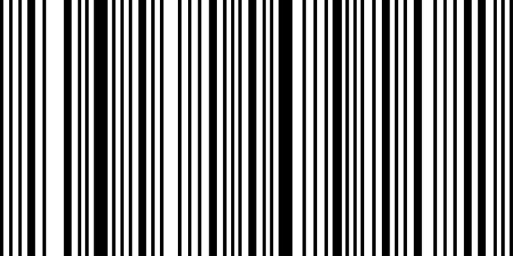 Vector patrón vectorial con código de barras negro sobre fondo blanco. líneas de código de barras en blanco y negro.
