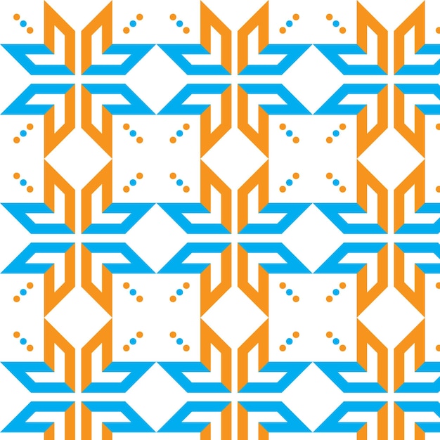 Patrón vectorial sin costuras de línea delgada dorada y blanca Patrón de azulejos florales lineales florales geométricos Luxur