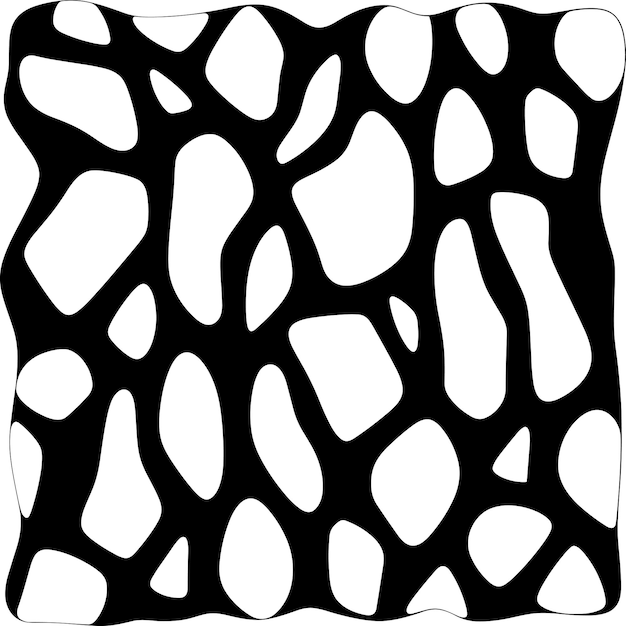 Patrón vectorial sin costuras de piel de jirafa Impresión animal Dibujado a mano Patrón vector sin costuras