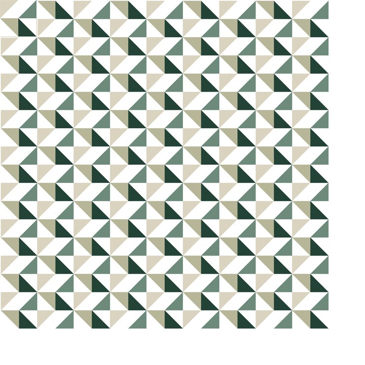 Un patrón vectorial sin costuras con triángulos en zigzag en un diseño repetitivo