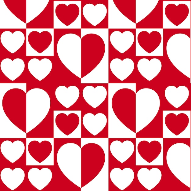 Patrón vectorial Feliz día de San Valentín