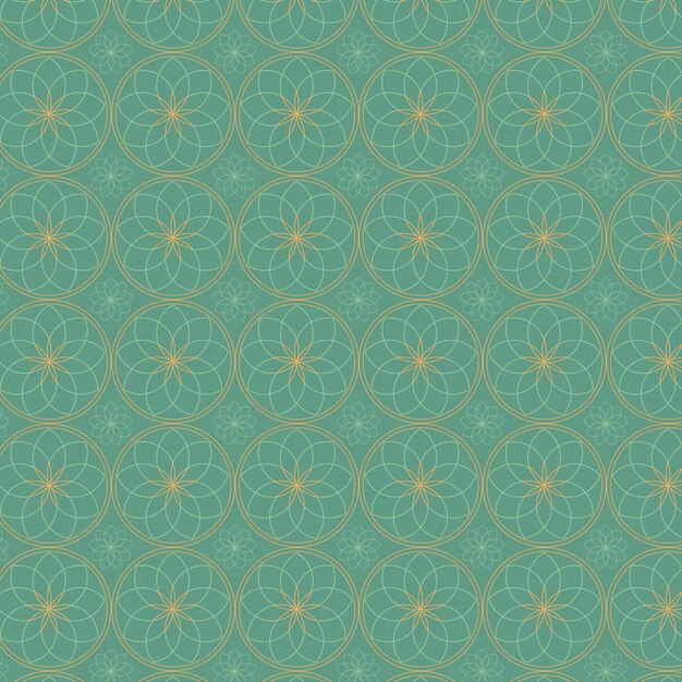 Patrón vectorial floral sin costuras
